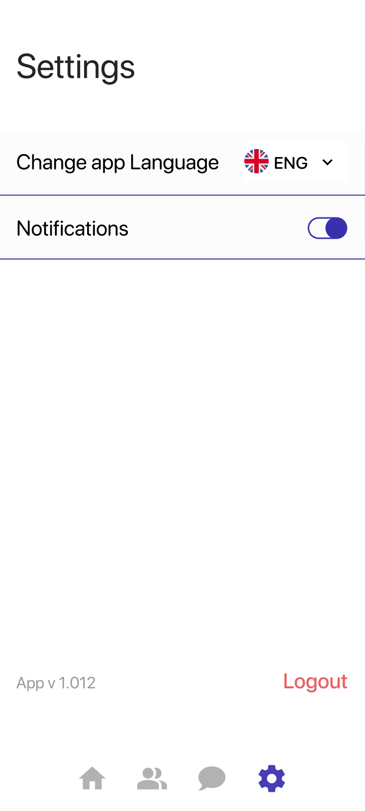 Easy Settle settings screen